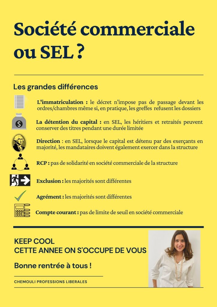 SEL ou société commerciale ? capture 1