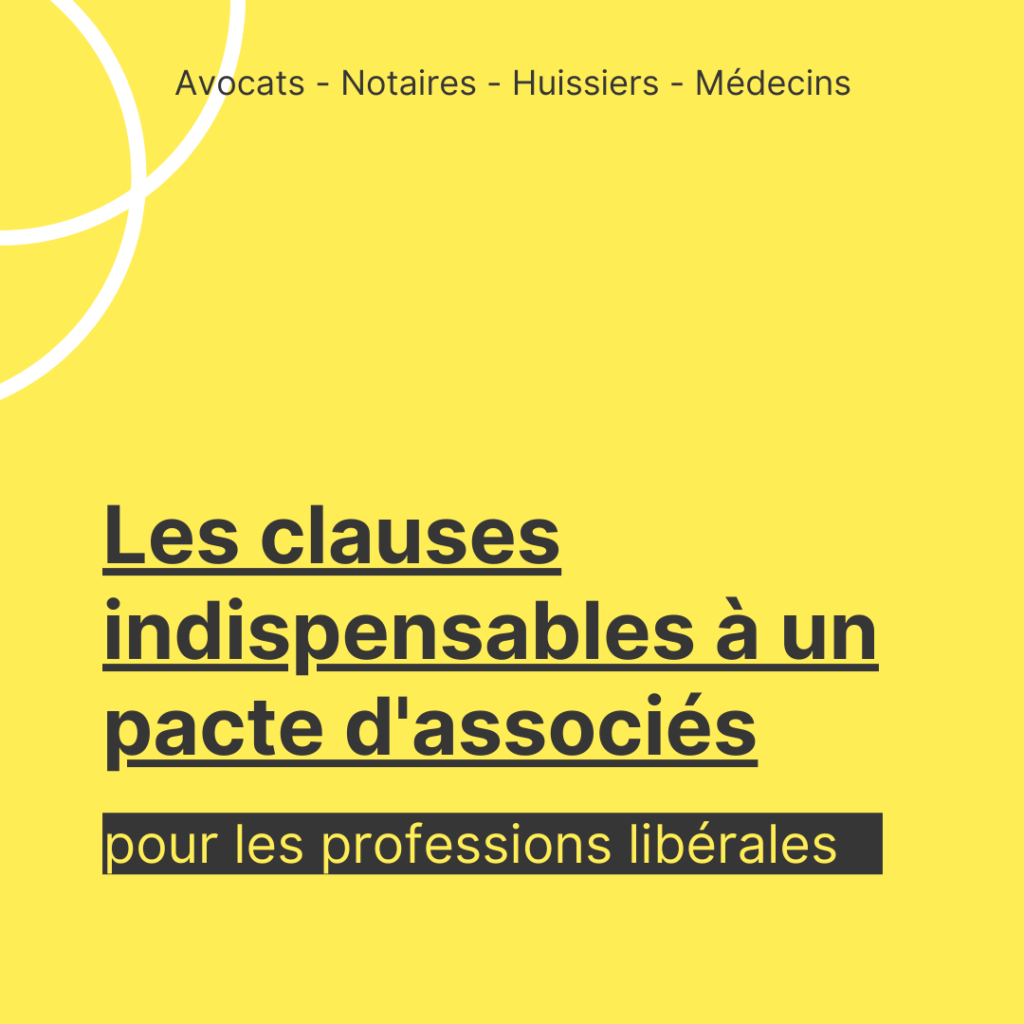 Les clauses indispensables d'un pacte d'associés capture 1