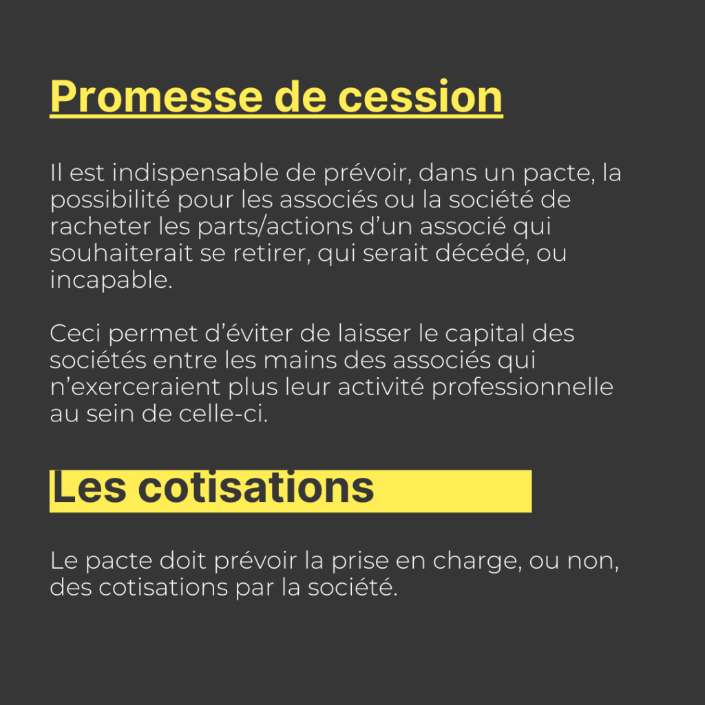 Les clauses indispensables d'un pacte d'associés capture 5