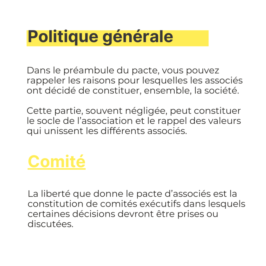 Les clauses indispensables d'un pacte d'associés capture 6